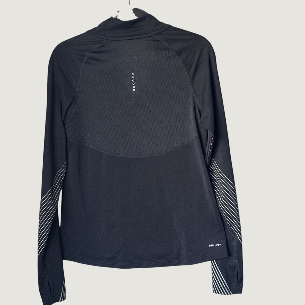 NIKE DRI-FIT Size S Women's 1/2 Zip Stand Collar Fitted Athletic Pullover - Picture 8 of 12